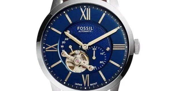 ME3110 Fossil Townsman Automatic Brown Leather Watch – Fossil