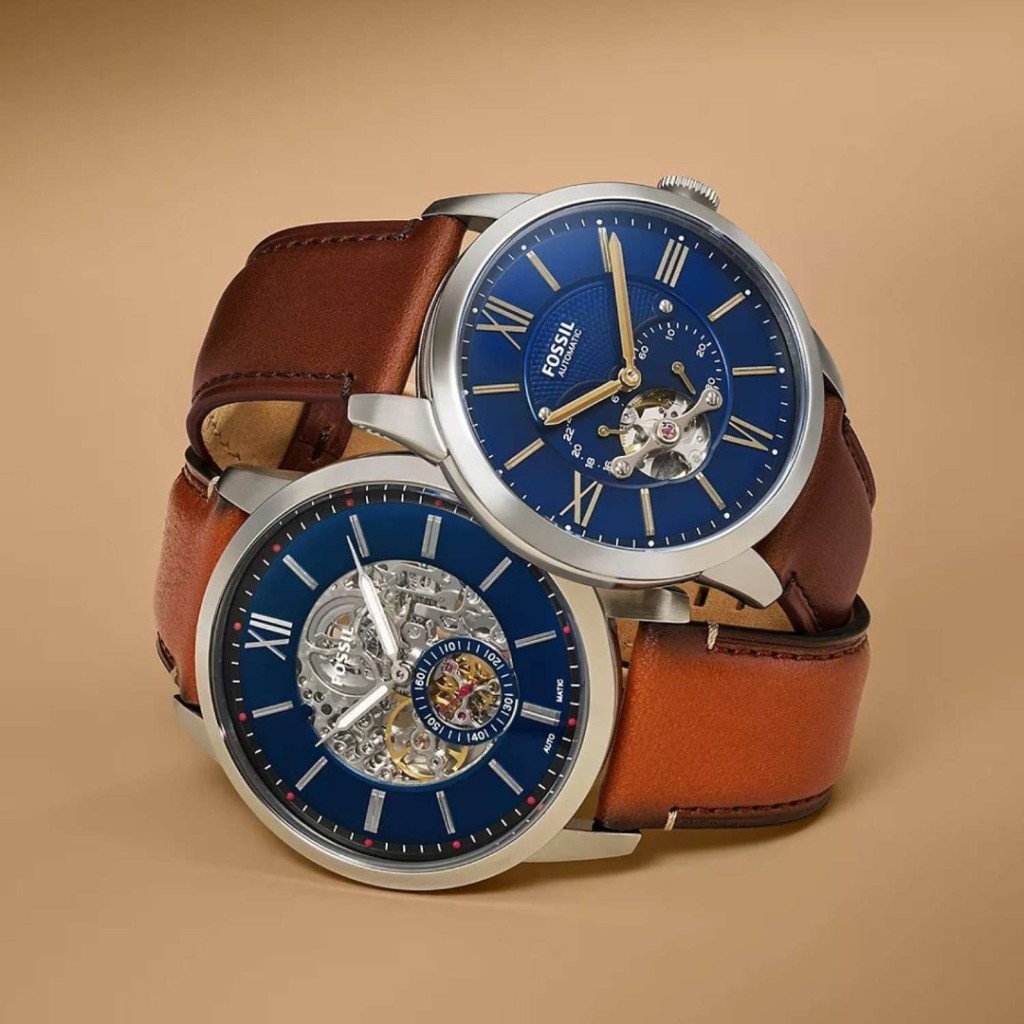 ME3110 Fossil Townsman Automatic Brown Leather Watch – Fossil