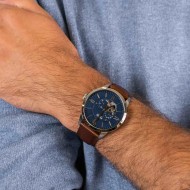 ME3110 Fossil Townsman Automatic Brown Leather Watch ME3110 Fossil Townsman Automatic Brown Leather Watch