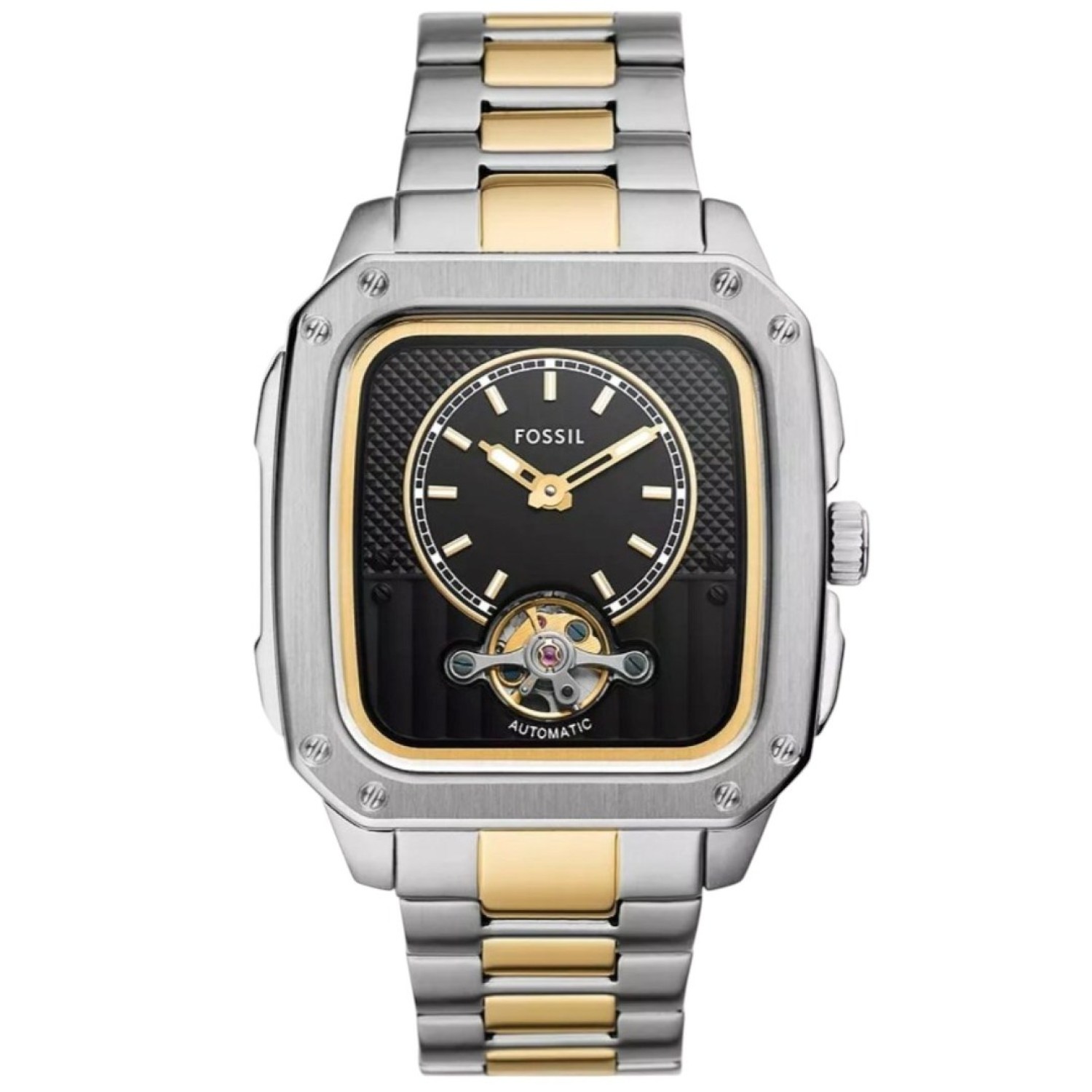 ME3237 Fossil Inscription Automatic Two-Tone Watch – Fossil Watches in New Zealand ME3237 Fossil Inscription Automatic Two-Tone Watch by Fossil Watches in New Zealand