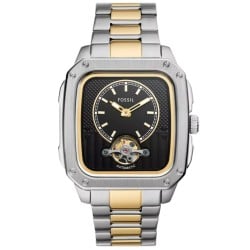 ME3237 Fossil Inscription Automatic Two-Tone Watch
