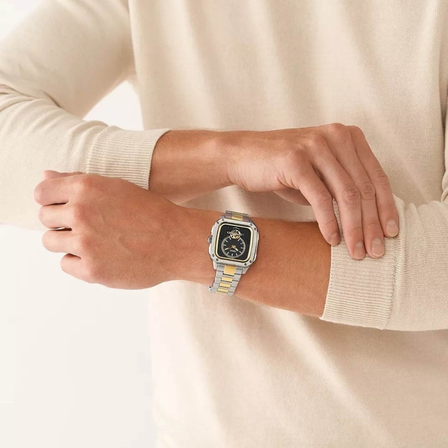ME3237 Fossil Inscription Automatic Two-Tone Watch – Fossil Watches in New Zealand ME3237 Fossil Inscription Automatic Two-Tone Watch by Fossil Watches in New Zealand