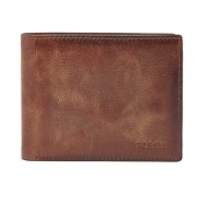 Derrick RFID Flip ID Bifold Brown - ML3681200