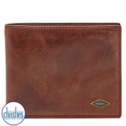 ML3729201 Fossil Ryan RFID Flip ID Bifold Brown