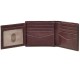 Ingram RFID Bifold with Flip ID - ML3784200 – Fossil Watches in New Zealand Ingram RFID Bifold with Flip ID - ML3784200 by Fossil Watches in New Zealand | Open brown leather wallet featuring multiple card slots and a transparent ID window.