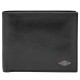 Ryan RFID Passcase Black Wallet ML3829001 – Fossil Watches in New Zealand Ryan RFID Passcase Black Wallet ML3829001 – Open black leather wallet featuring multiple card slots, a transparent ID window, and a passcase insert for additional storage