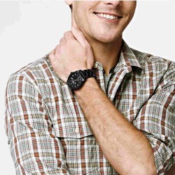 FS4775 Fossil Machine Black Stainless Steel Watch