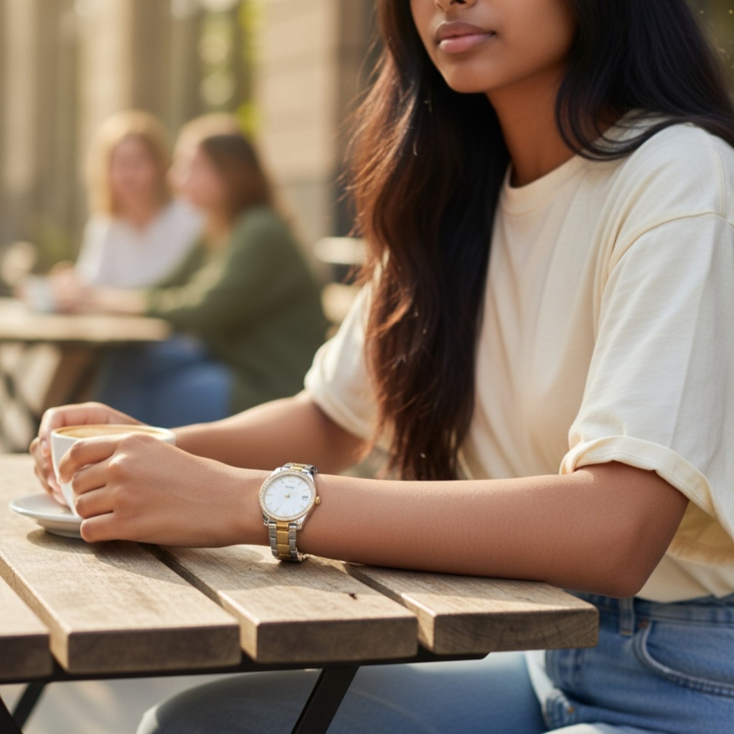 ES4319 Fossil Scarlette Mini Three-Hand Date Two-Tone Stainless Steel Watch – Fossil Watches in New Zealand - Buy Men’s and Women’s Watches Online - Free Delivery and Afterpay Options ES4319 Fossil Scarlette Mini Three-Hand Date Two-Tone Stainless Steel Watch by Fossil