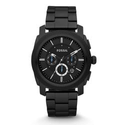FS4552 Fossil Machine Chronograph Black Stainless Steel Watch