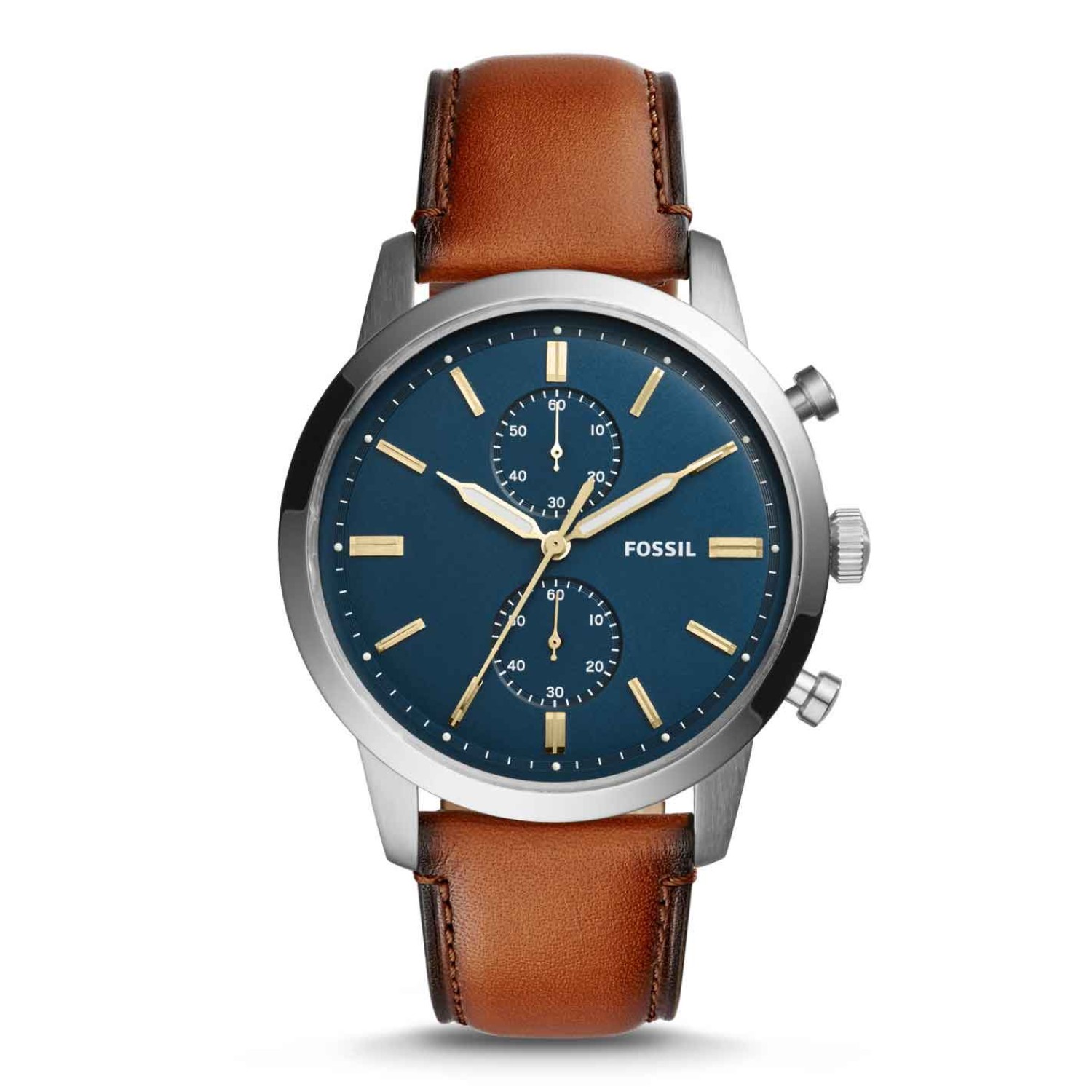 FS5279P Fossil Townsman Chronograph Luggage Leather Watch FS5279-Fossil Watches NZ-Fossil watches Sale FS5279P Fossil Townsman Chronograph Luggage Leather Watch. With a minimalistic approach based on the 1960s, Fossils Townsman dress watch has a symmetrical style, drawing attention to its refined construction, like its elegantly vaulted hands, two-eye chro