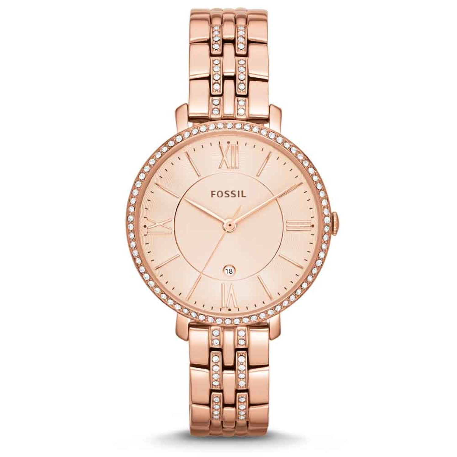 ES3546 Fossil Jacqueline Rose-Tone Watch ES3546 fossil watches nz farmers ES3546 Fossil Jacqueline Rose-Tone Watch fossil smart watches nz