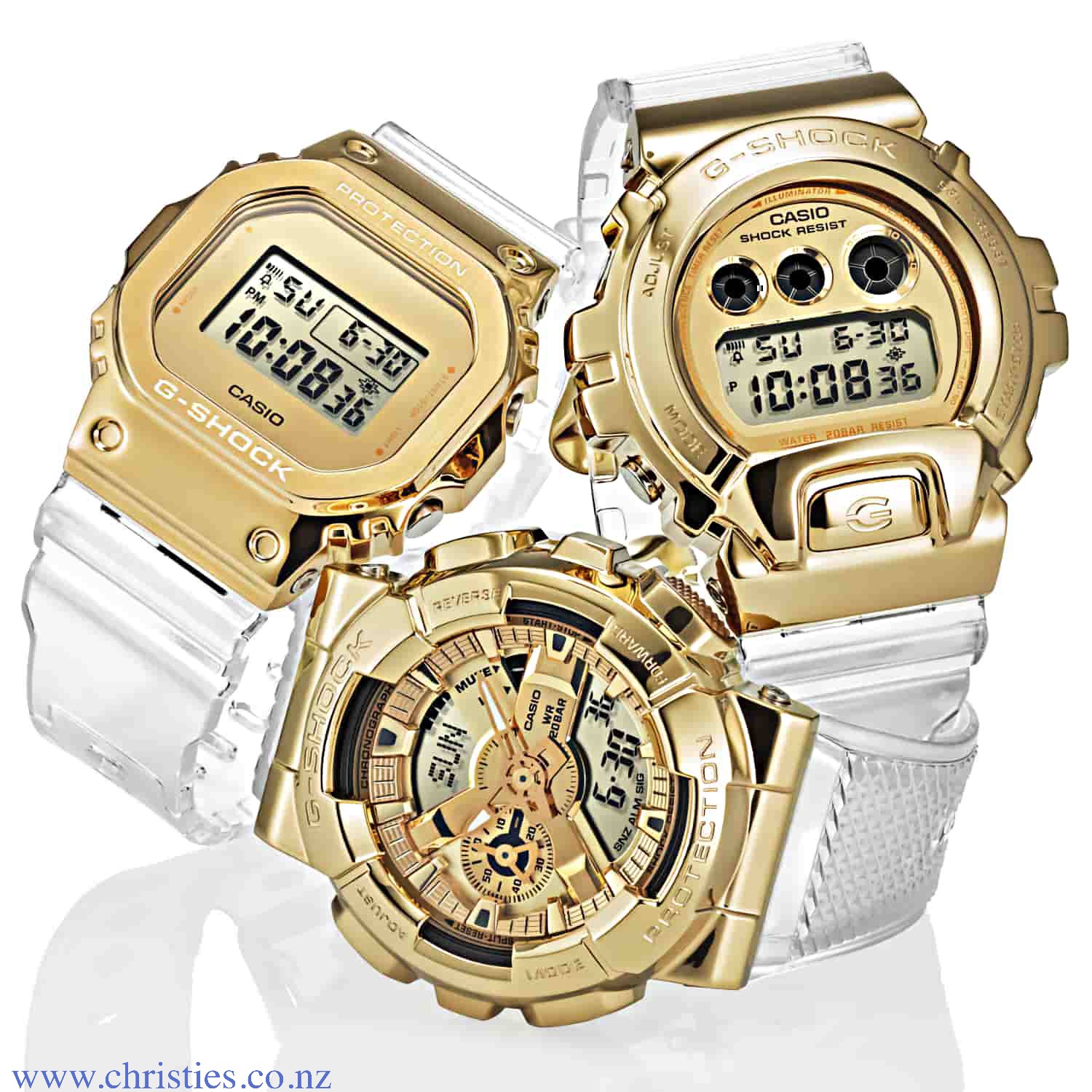 GM6900SG-9 G-Shock Gold Ingot Series Watch GM-6900SG-9 GM6900SG-9 G-Shock Gold Ingot Series Watch. Introducing three additions to the G-SHOCK Metal Covered lineup with stainless steel bezels that have been designed based on a GOLD INGOT motif. Base models are the digital-analog combination GM-110, the GM-5600