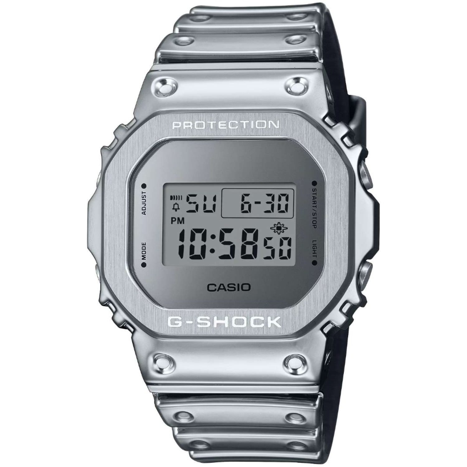 Casio G-Shock GM5600YM-8A8 Monochromatic Silver Watch Front View