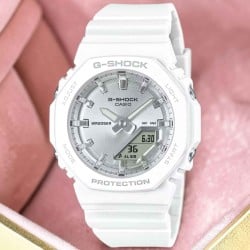 Casio G-Shock GMA-P2100VA-7A Women's Watch - Whitecap Shimmer Silver Dial