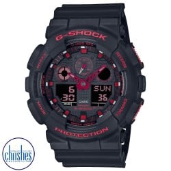GA100BNR-1A G-Shock Worldtime Watch