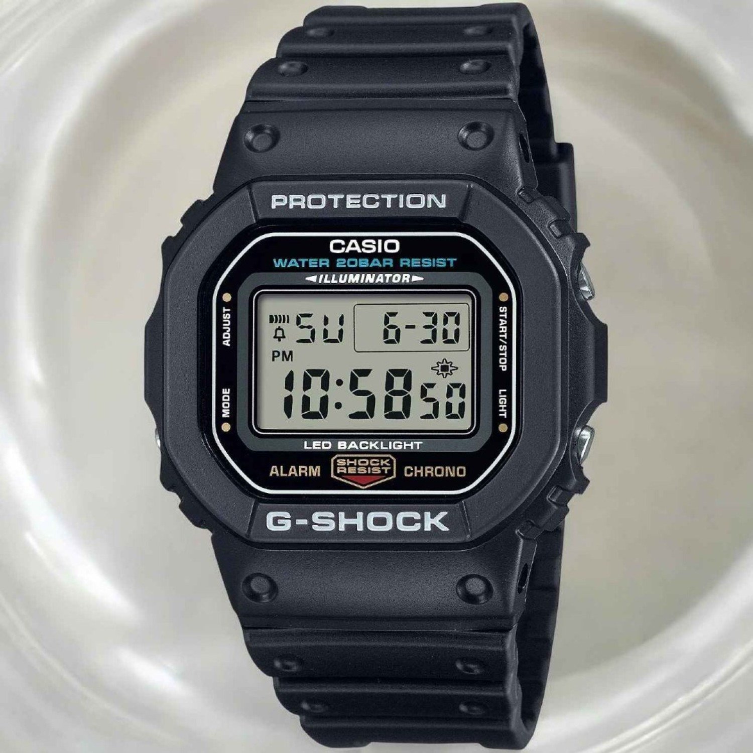 Christies Jewellery - DW5600UE-1D Casio G-Shock Watch Auckland NZ DW5600UE-1D Casio G-Shock Watch - Rugged Design with LED Backlight
