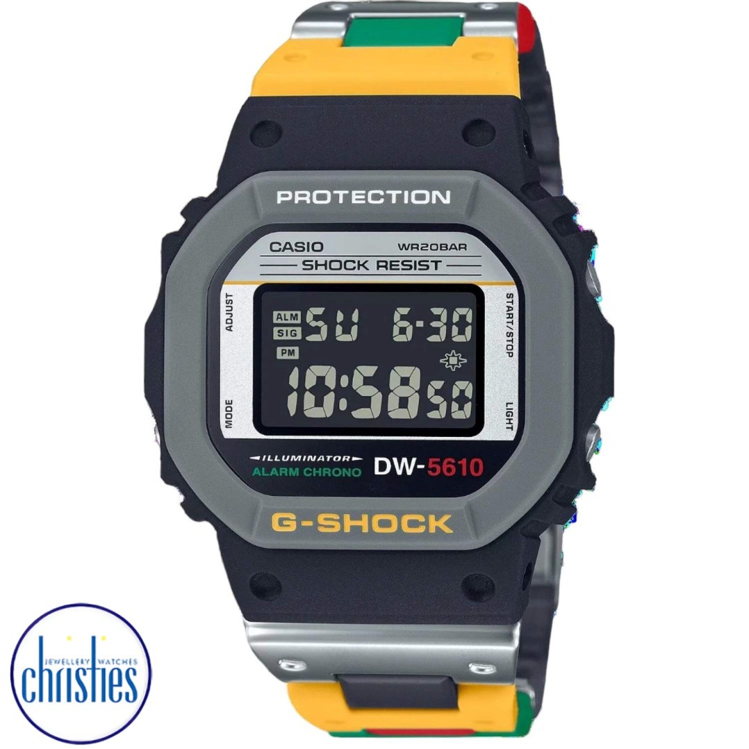 DW5610MT-1D G-Shock Mix Tapes Collection DW-5610MT-1 G-Shock Christmas Sale | FREE Delivery | Gear up for the holidays with G-Shock: rugged precision meets festive discounts for a timepiece that stands out.
