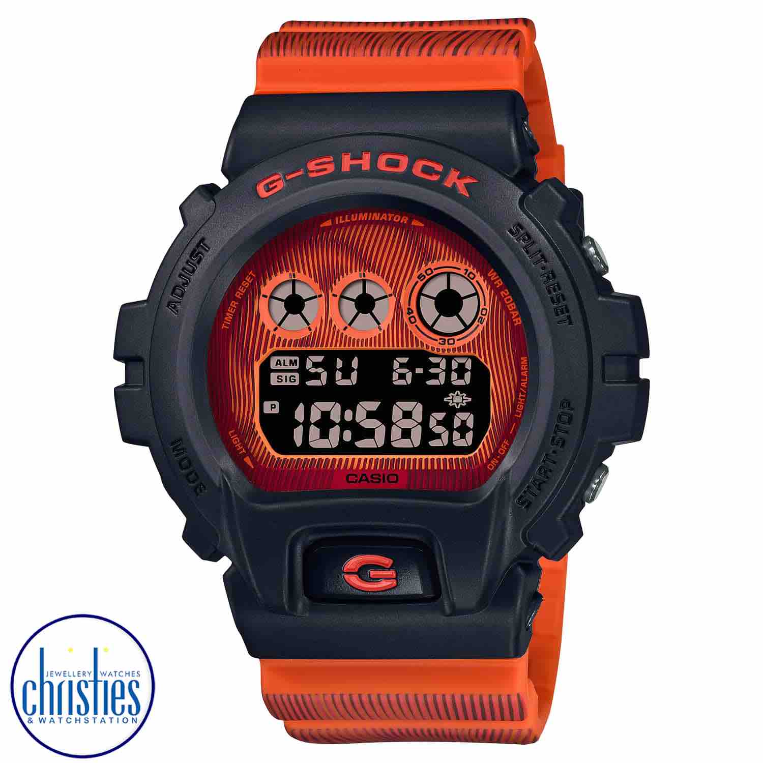DW6900TD-4D Casio G-Shock Time Distortion Watch. Jump into a time warp! g-shock watch strap replacement nz
