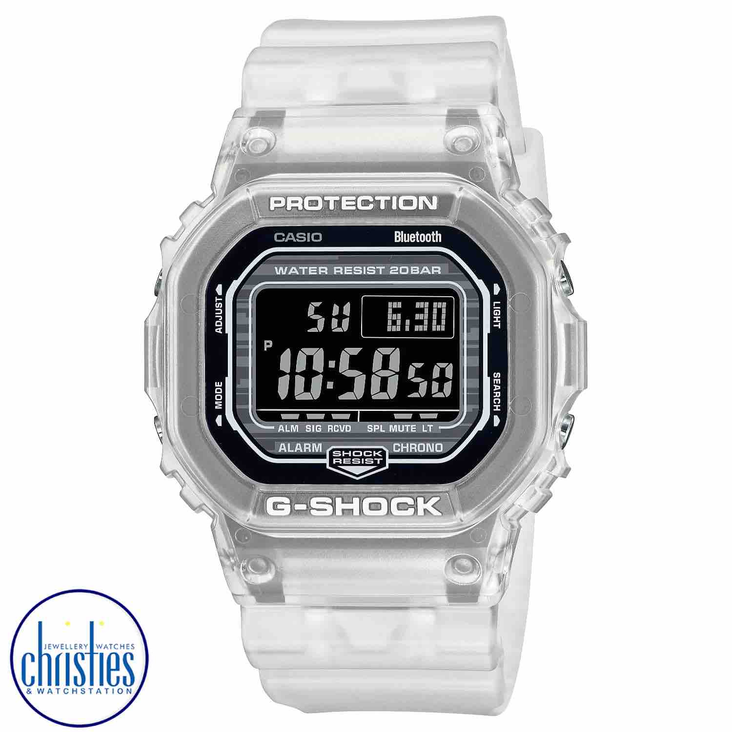 DWB5600G-7D Casio G-SHOCK  Bluetooth Watch. Introducing the DW-B5600 line of G-SHOCK watches — Featuring a new toughness-driven design and Smartphone Link functionality, bold colour schemes take you from stylish urban streets. famous nz street artists