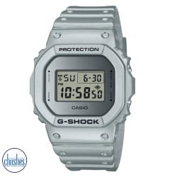 DW5600FF-8D G-SHOCK Retrofuturistic Designs in Metallic Silver