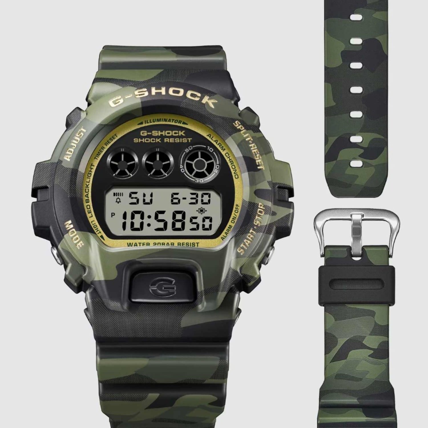 G-Shock DW6900CMG-3D Camo Gold Edition – Free NZ Delivery Casio G-Shock DW6900CMG-3D Camouflage Series Watch