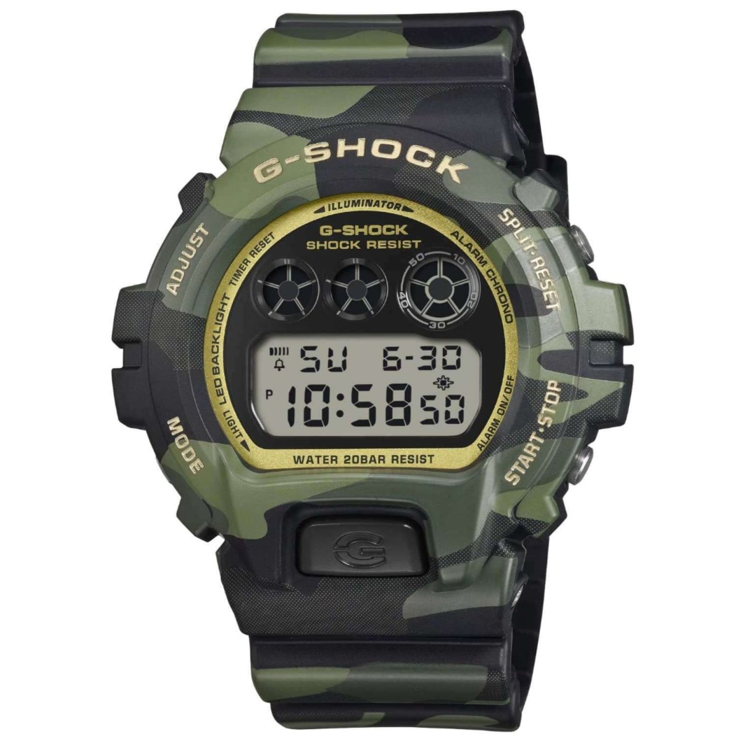 G-Shock DW6900CMG-3D Camo Gold Edition – Free NZ Delivery Casio G-Shock DW6900CMG-3D Camouflage Series Watch