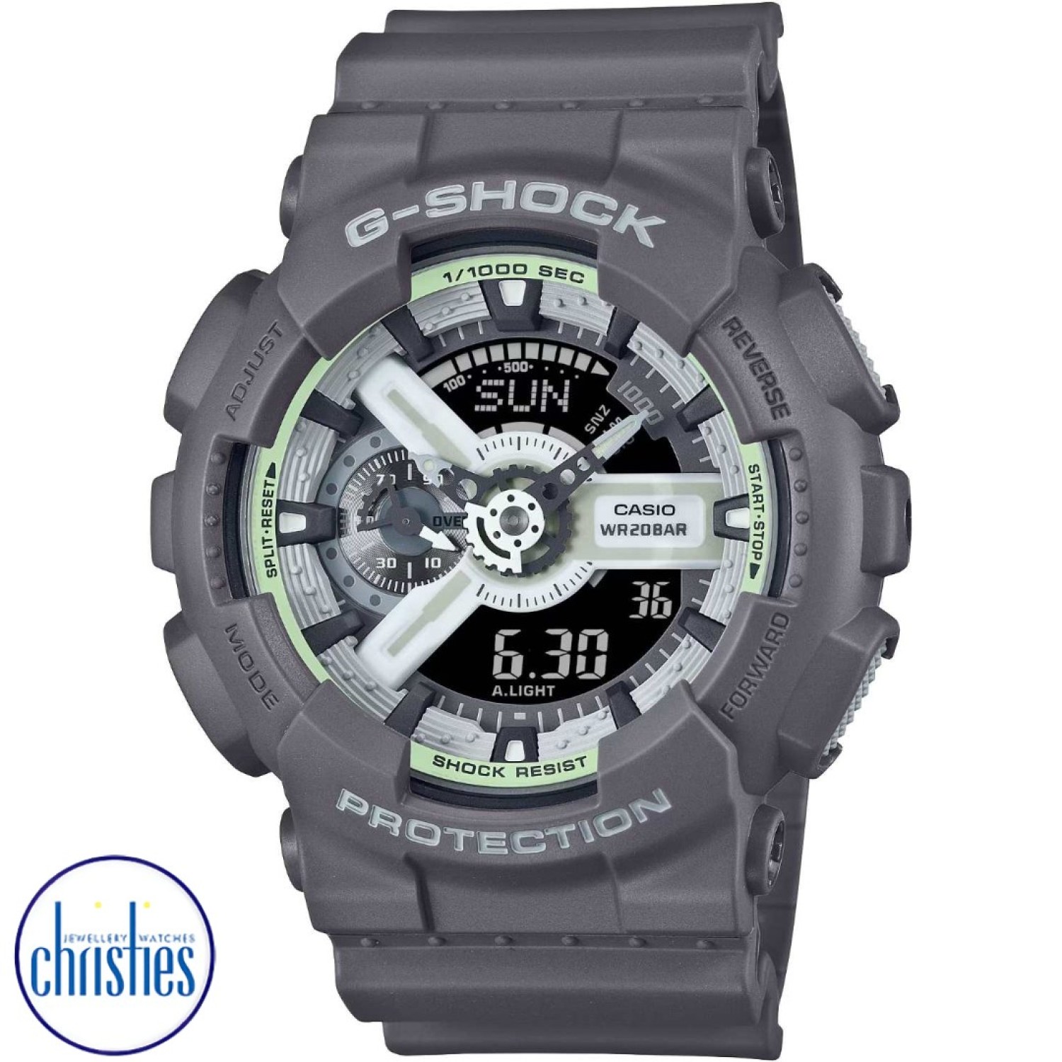 Christies Jewellery - GA110HD-8A G-Shock Hidden Glow Series Watch Watches Auckland NZ GA110HD-8A G-Shock Hidden Glow Series Watch GA-110HD-8A G-Shock Christmas Sale | FREE Delivery | Gear up for the holidays with G-Shock: rugged precision meets festive discounts for a timepiece that stands out.