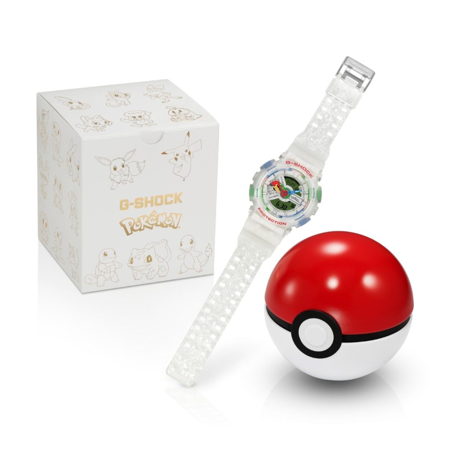 Casio G-Shock GA110PKM-7A Pokemon 30th Anniversary Limited Edition Watch
