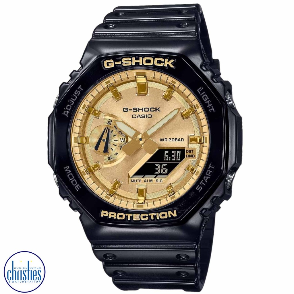 Casio analog digital watch gold 2025