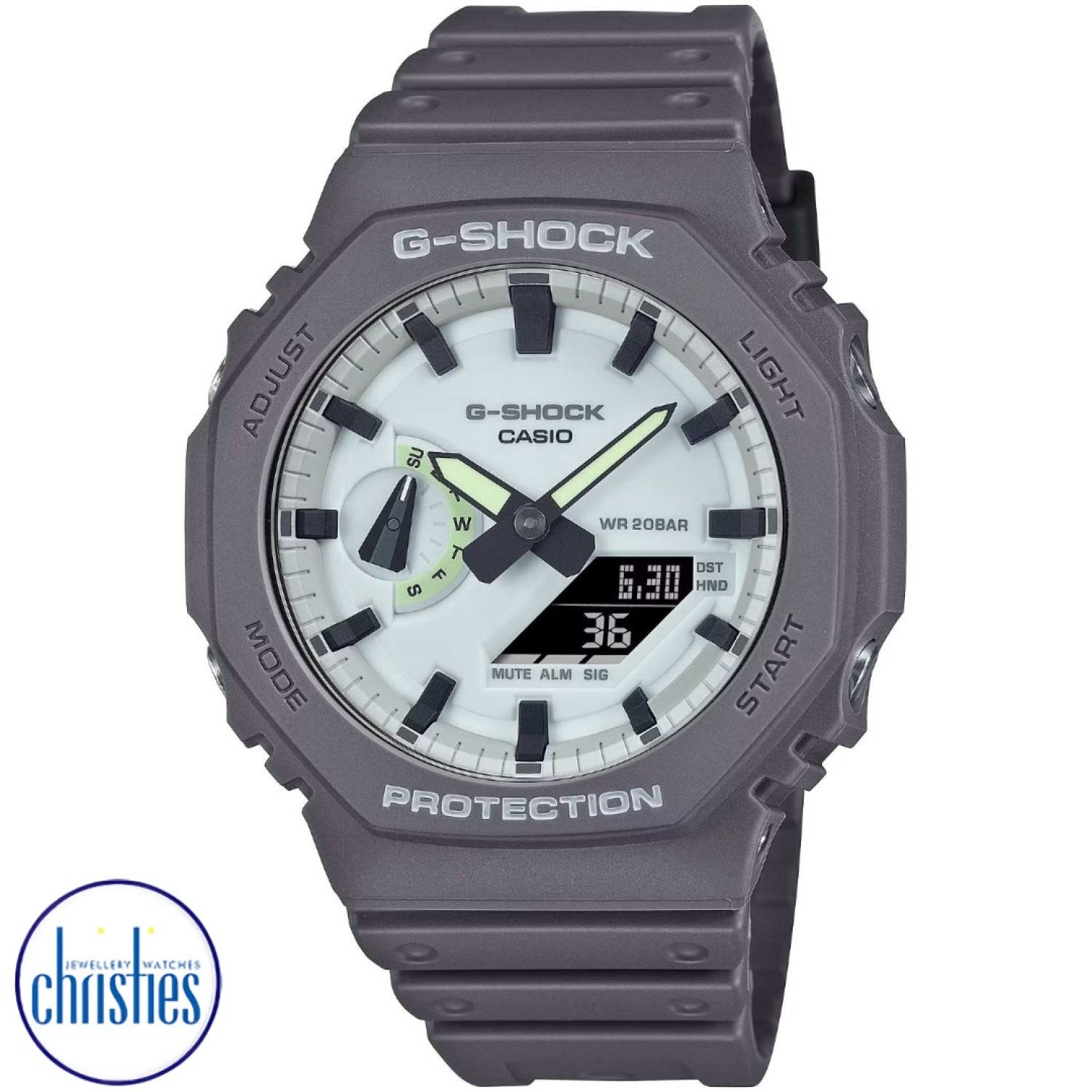 GA2100HD-8A G-Shock Hidden Glow Series Watch | FREE Delivery | G-Shock: rugged precision meets festive discounts for a timepiece that stands out.