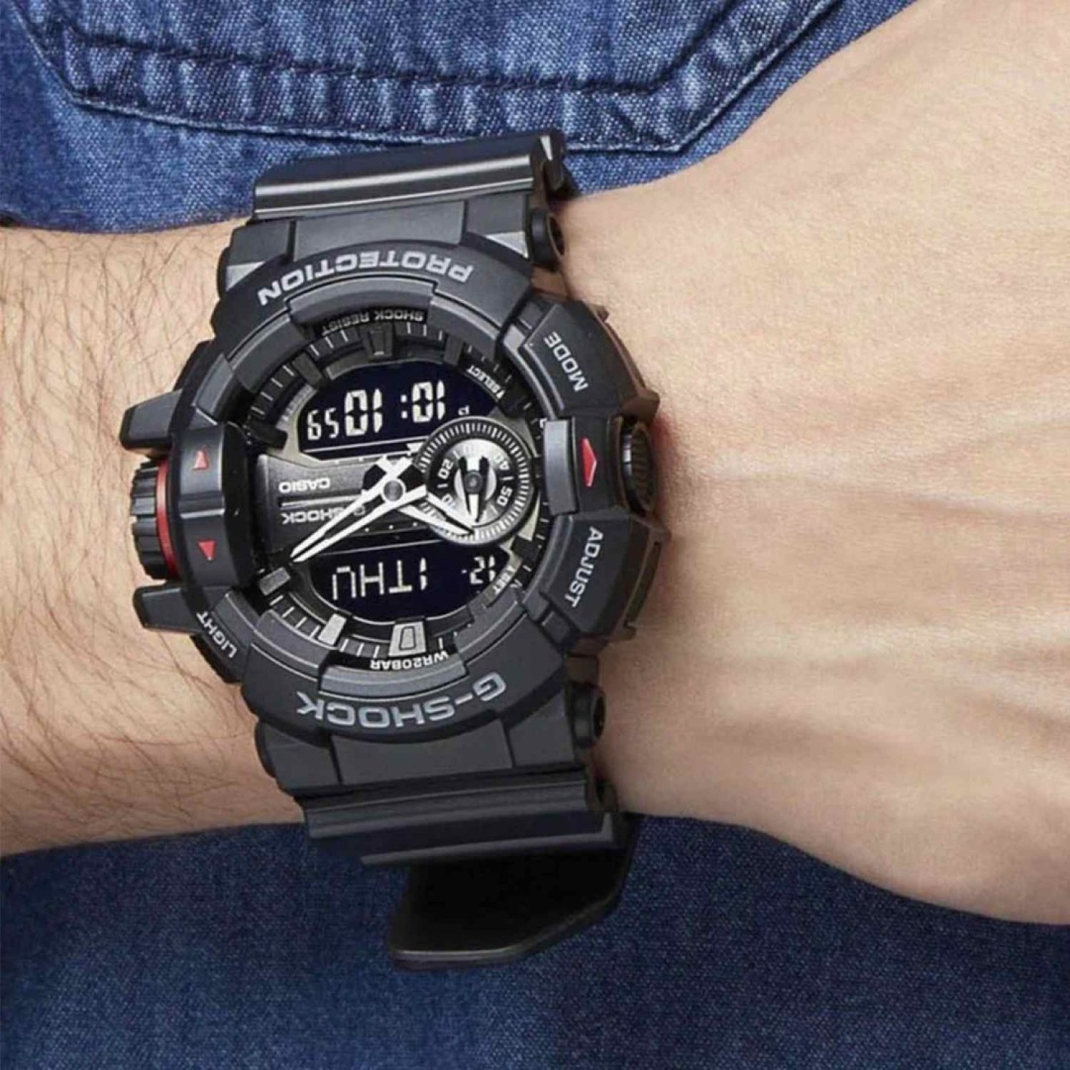 GA400-1B G-Shock Analog-Digital Watch – Tough, Stylish, and Feature-Packed GA400-1B G-Shock Analog-Digital Watch, black, durable, shock-resistant, multi-function display.