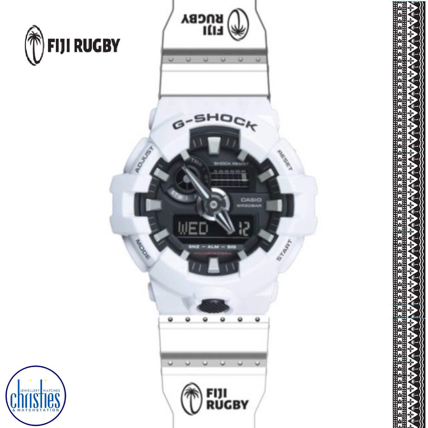 Christies Jewellery - GA700-7BFJR G Shock Fiji Rugby Collaboration Watch Watches Auckland NZ GA700-7BFJR G Shock Fiji Rugby Collaboration Watch GA-700-7DFJR Watches Auckland