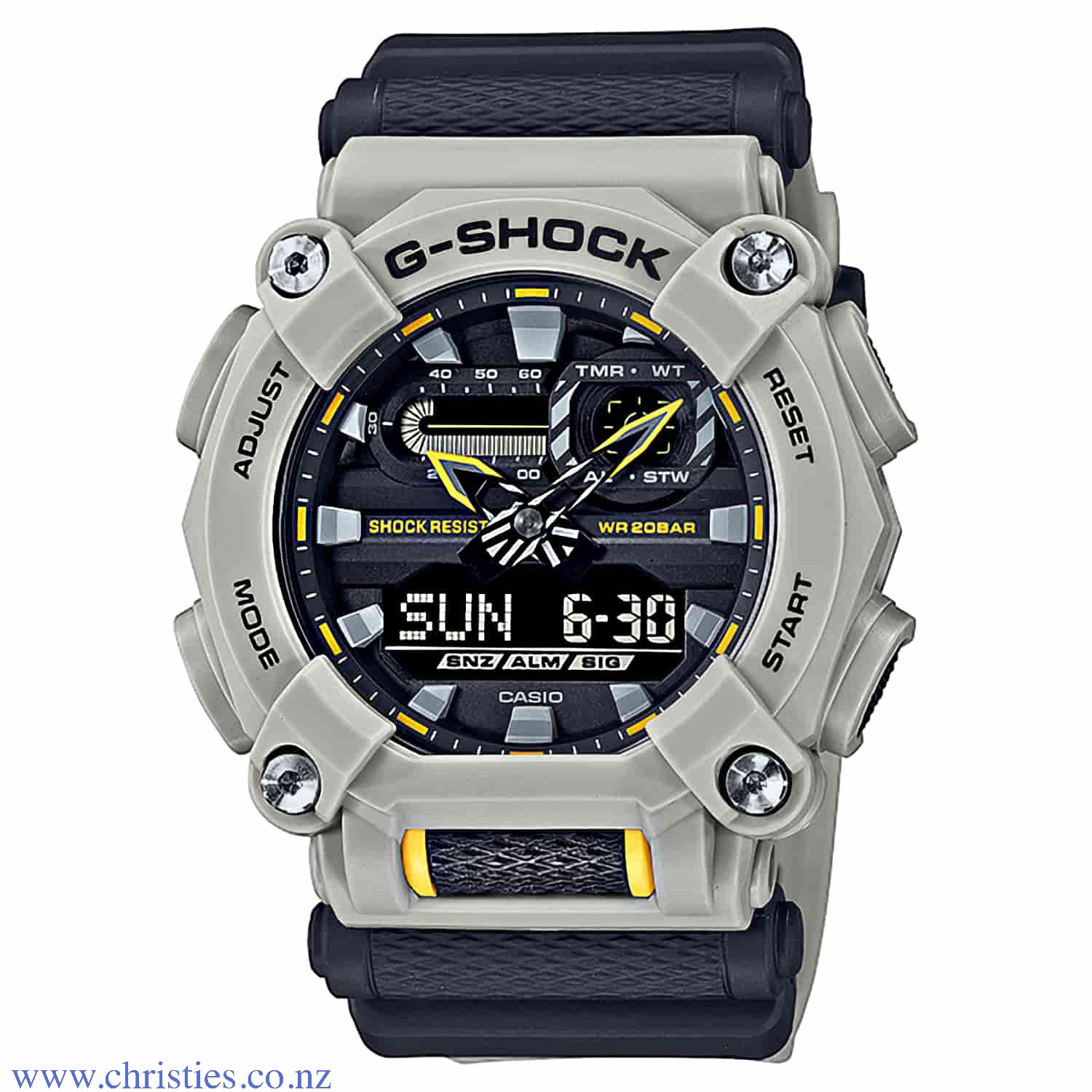 GA900HC-5A Casio G-Shock Watch Hidden Coast Series. HIDDEN COAST Theme Series - This new colour model was designed under the theme of exploration of an unknown coastal region. This new lineup is based on the powerful GA-900. The GA-900HC is made entirely 