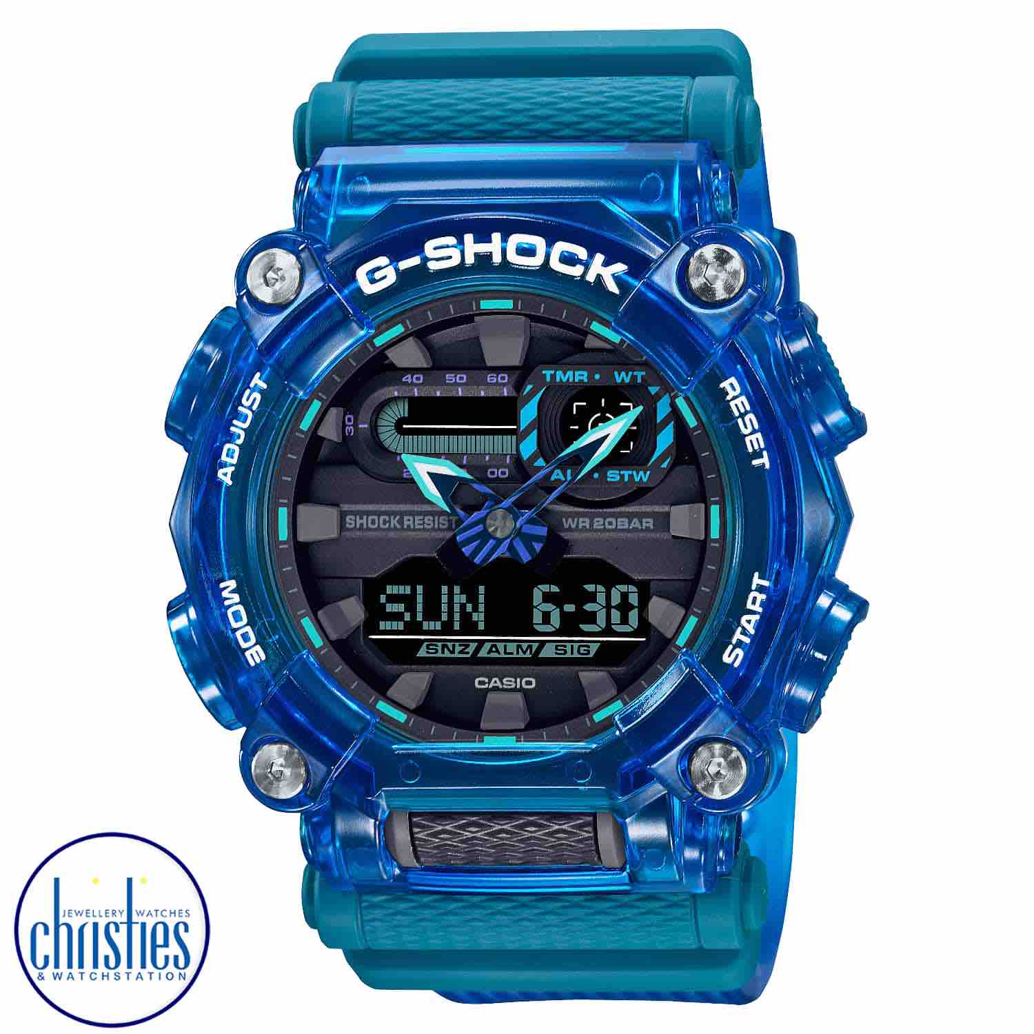 GA900SKL-2 Casio G-Shock  Sound Wave Series Watch men's casio g-shock nz