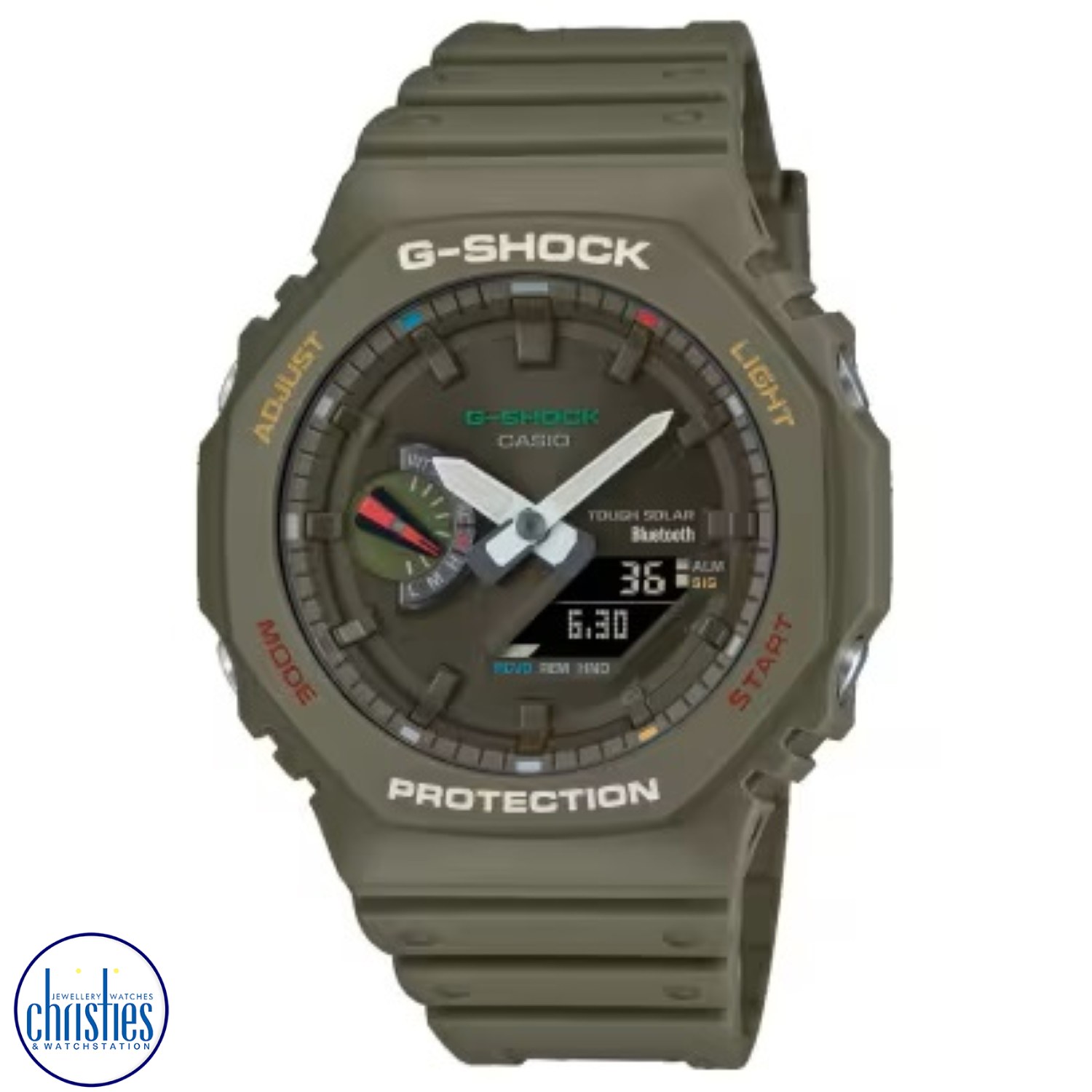 Christies Jewellery - GAB2100FC-3A G-Shock Analog-Digital 2100 Series Watches Auckland NZ GAB2100FC-3A G-Shock Analog-Digital 2100 Series GAB2100FC-3A Watches Auckland