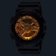 Christies Jewellery - GA110CD-1A9 G-Shock Analog-Digital Watch Auckland NZ GA110CD-1A9 G-Shock Analog-Digital Watch with black resin case and gold-tone details