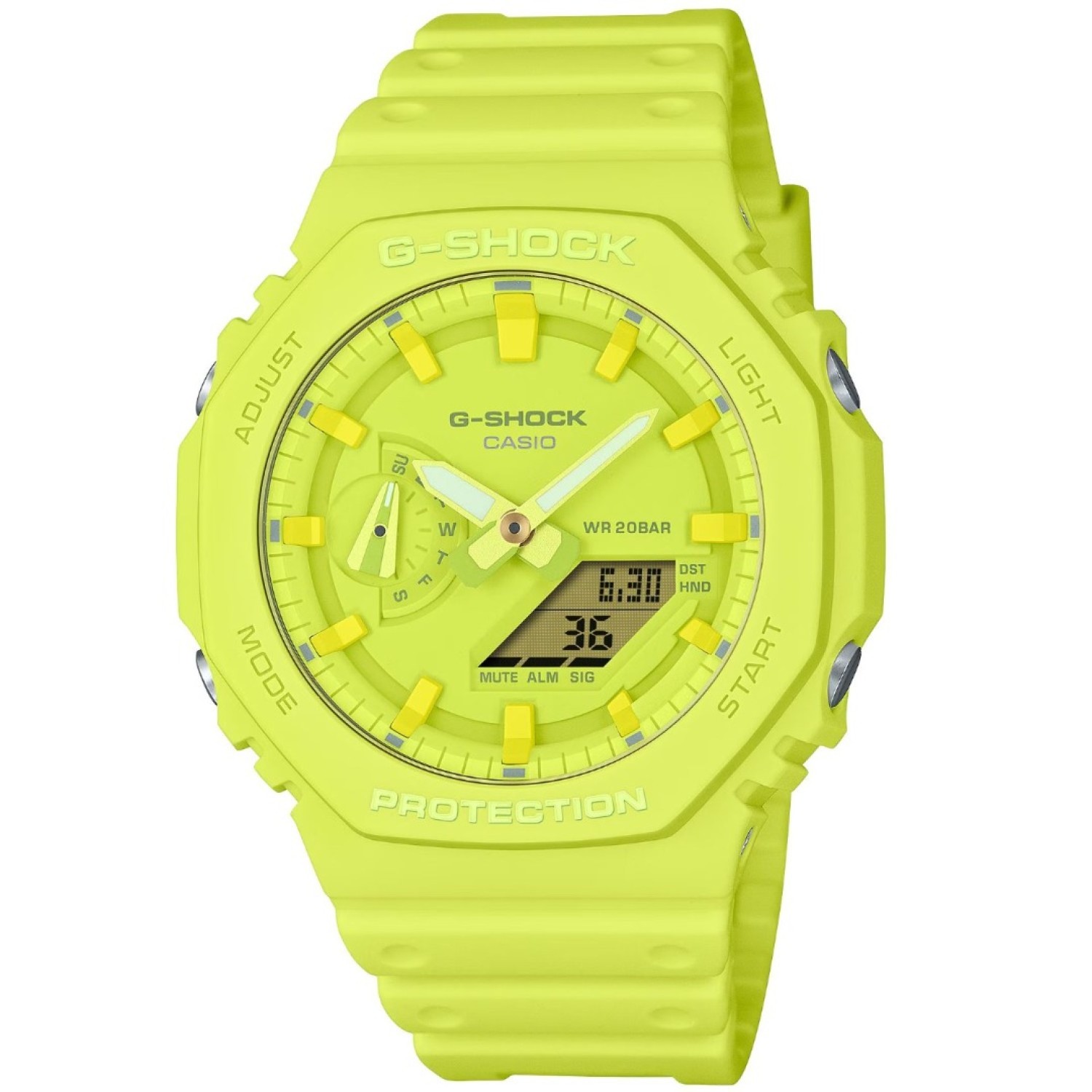 GA2100-9A9 Casio G-SHOCK Carbon Core Watch - Volt Yellow – G-Shock Christmas Sale | FREE Delivery | Gear up for the holidays with G-Shock: rugged precision meets festive discounts for a timepiece that stands out. GA2100-9A9 Casio G-SHOCK Carbon Core Watch - Volt Yellow by G Shock