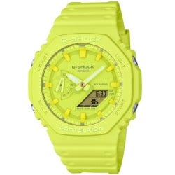 GA2100-9A9 Casio G-SHOCK Carbon Core Watch - Volt Yellow