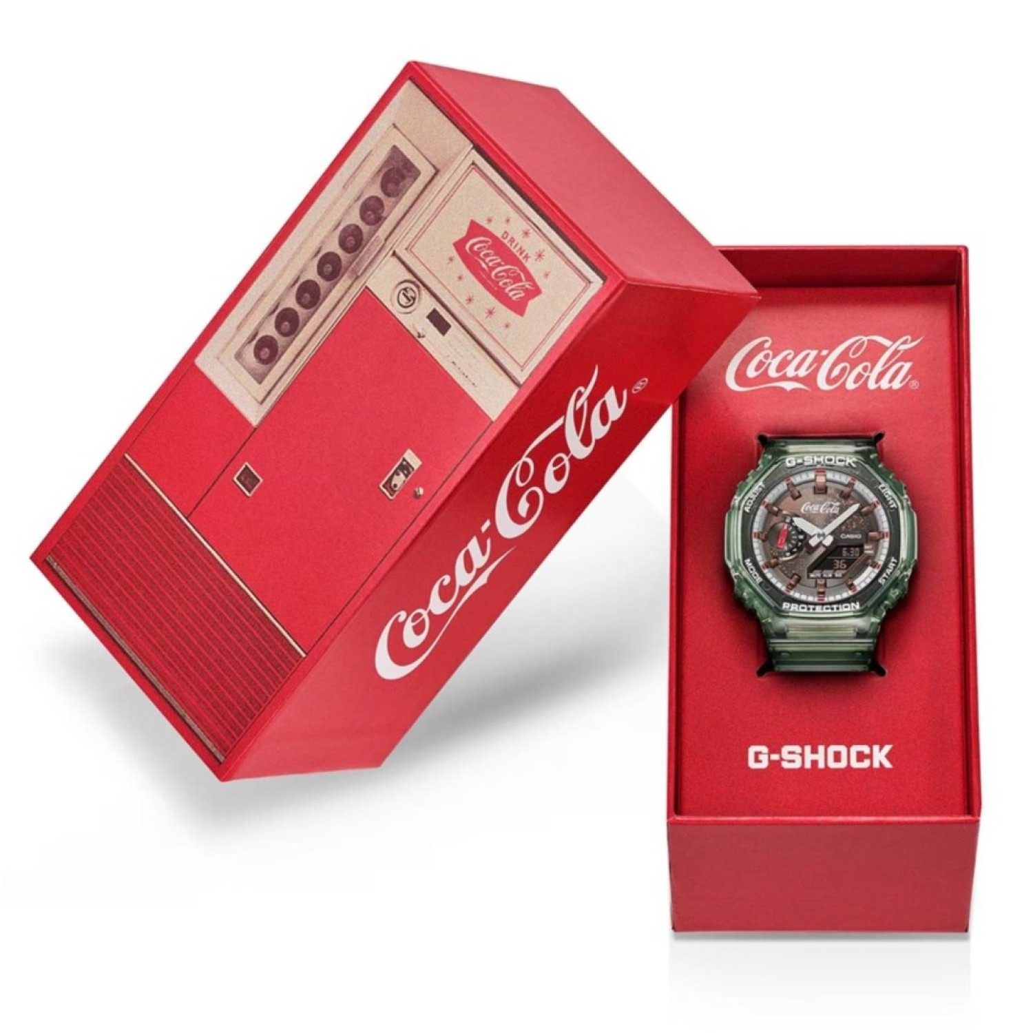 GA2100CC-3A Coca-Cola G-Shock | 140 Years of Refreshment | Free NZ Delivery | Exclusive Casio Collaboration GA2100CC-3A Coca-Cola G-Shock | 140 Years of Refreshment | Limited Edition Casio Watch NZ
