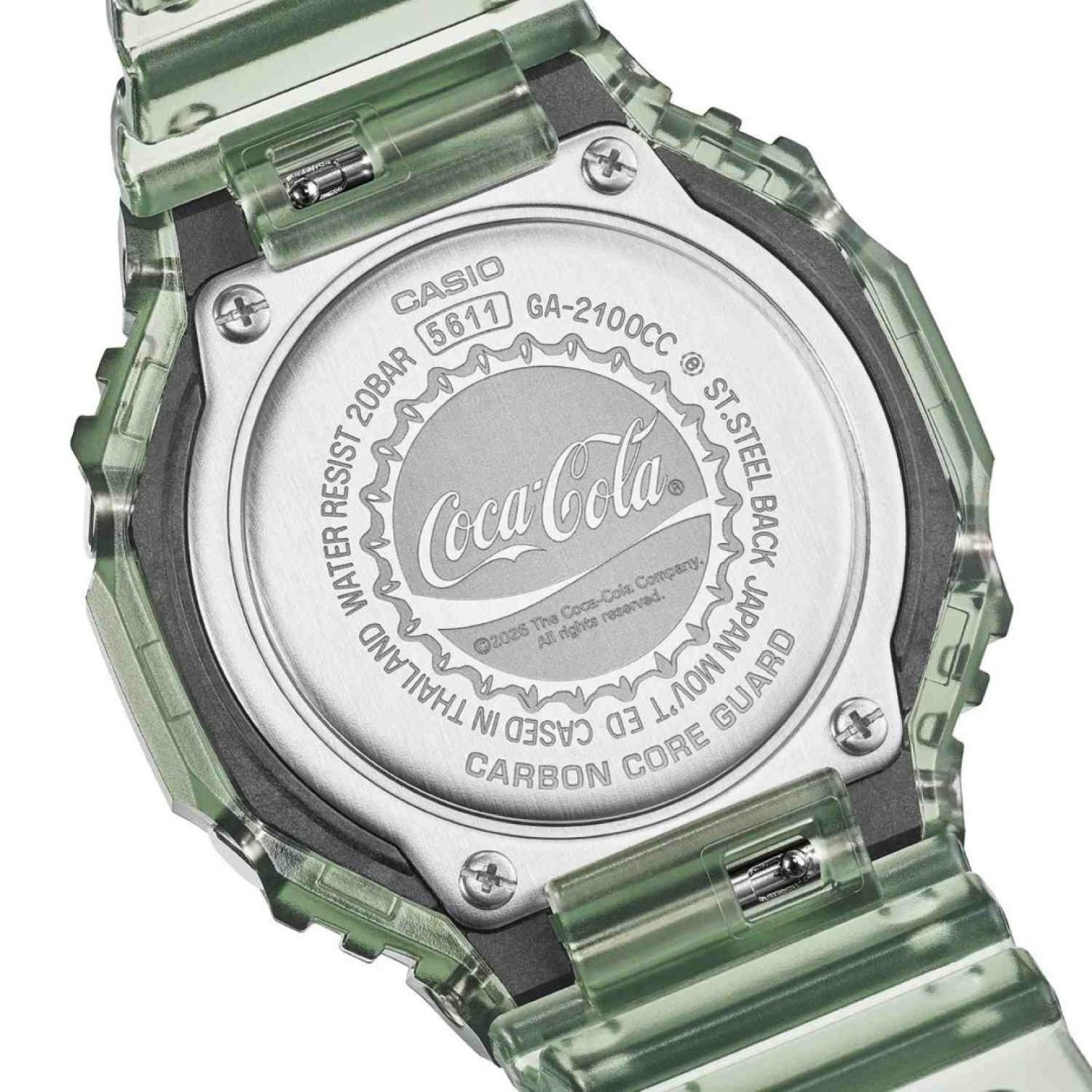 GA2100CC-3A Coca-Cola G-Shock | 140 Years of Refreshment | Free NZ Delivery | Exclusive Casio Collaboration GA2100CC-3A Coca-Cola G-Shock | 140 Years of Refreshment | Limited Edition Casio Watch NZ