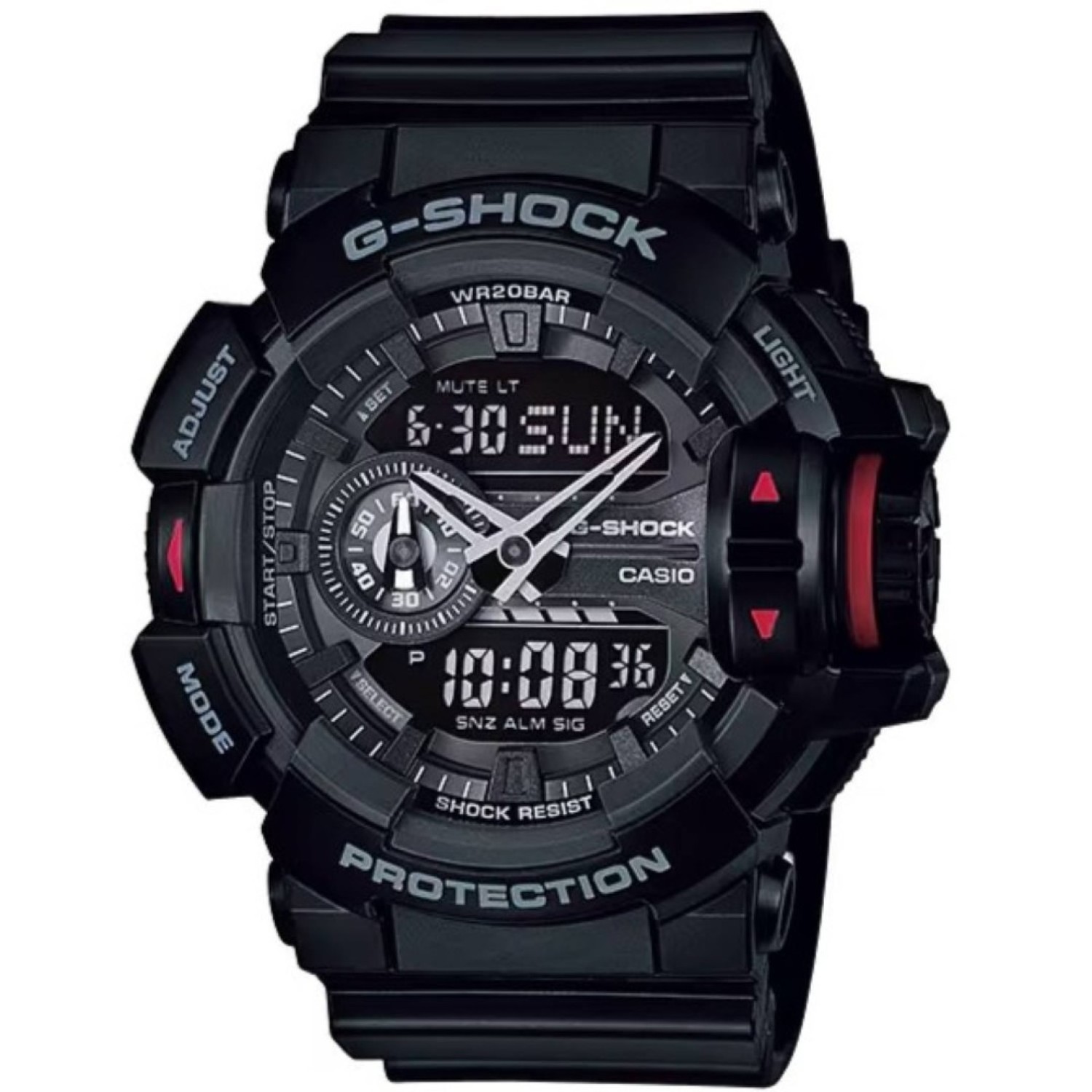 GA400-1B G-Shock Analog-Digital Watch – Tough, Stylish, and Feature-Packed GA400-1B G-Shock Analog-Digital Watch, black, durable, shock-resistant, multi-function display.