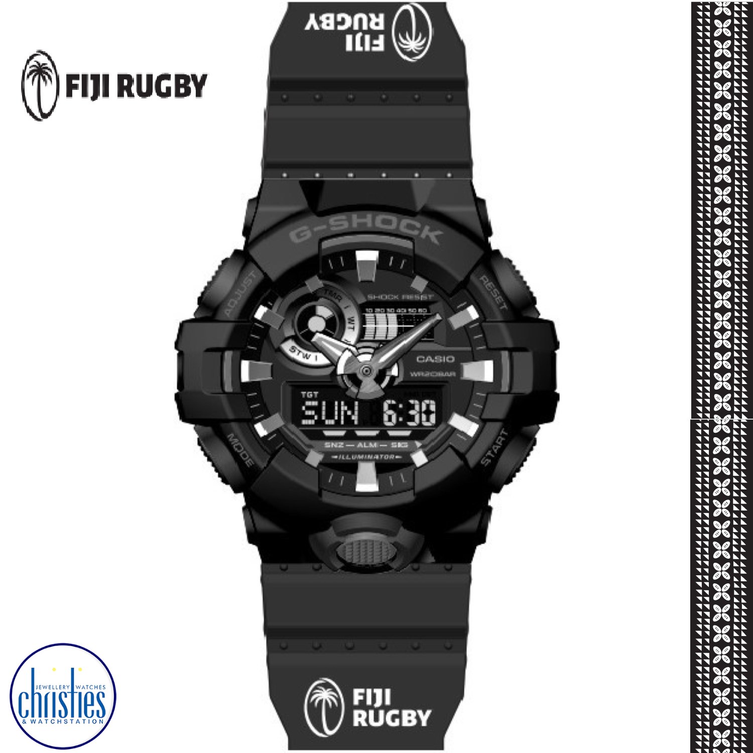 Christies Jewellery - GA700-1BFJR G Shock Fiji Rugby Collaboration Watch Watches Auckland NZ GA700-1BFJR G Shock Fiji Rugby Collaboration Watch GA-700-1BFJR Watches Auckland