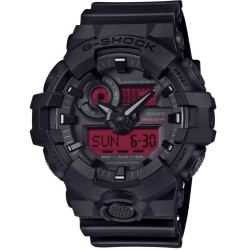 GA-700BBR-1A Casio G-Shock Black and Bold Red Watch 