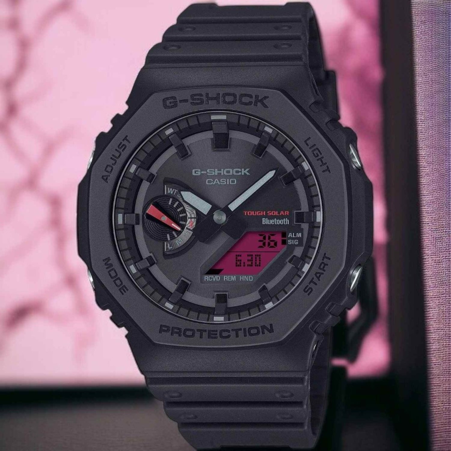 GAB2100BBR-1A G-SHOCK Bluetooth Solar Watch – G-Shock GAB2100BBR-1A G-SHOCK Bluetooth Solar Watch by G-Shock