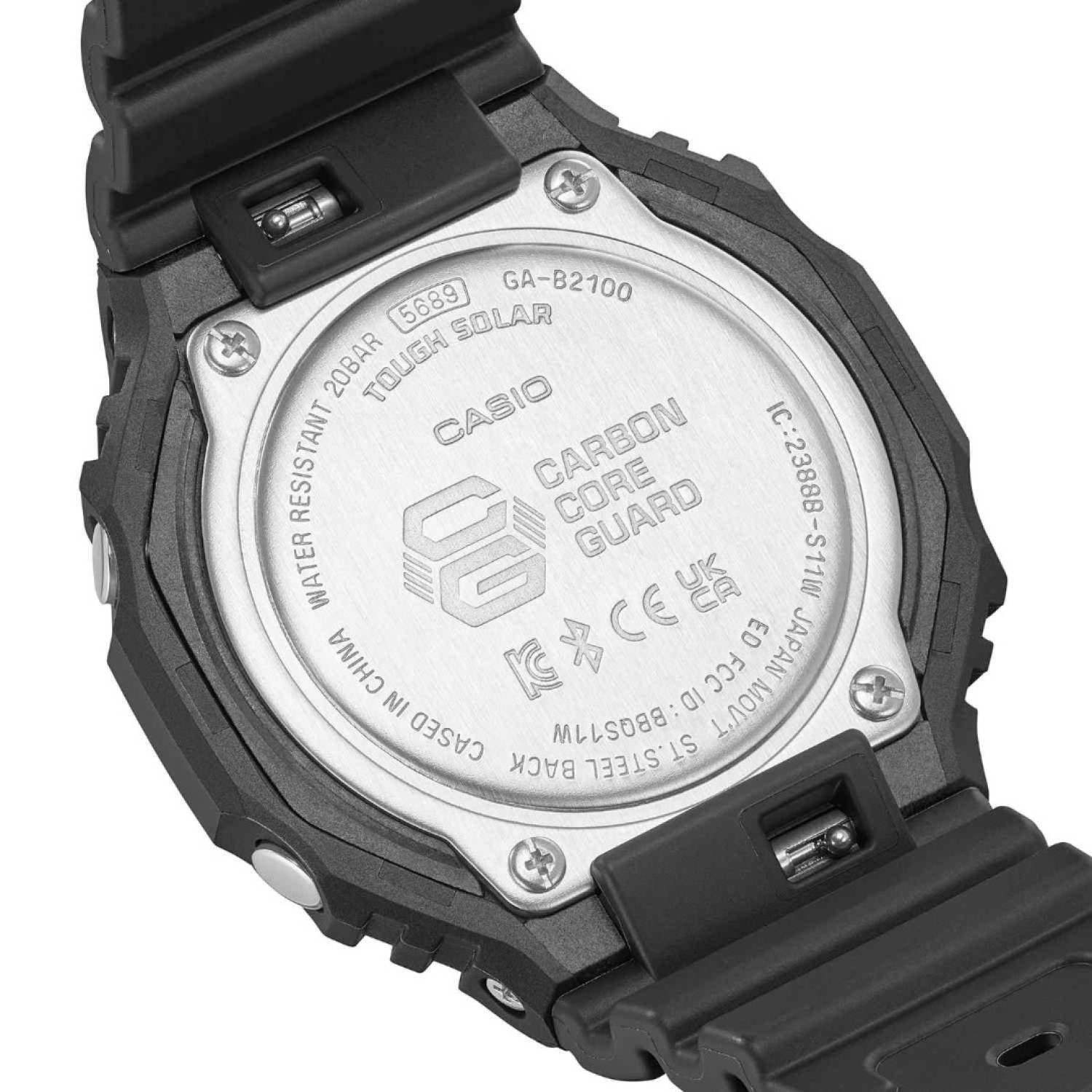 GAB2100BBR-1A G-SHOCK Bluetooth Solar Watch – G-Shock GAB2100BBR-1A G-SHOCK Bluetooth Solar Watch by G-Shock