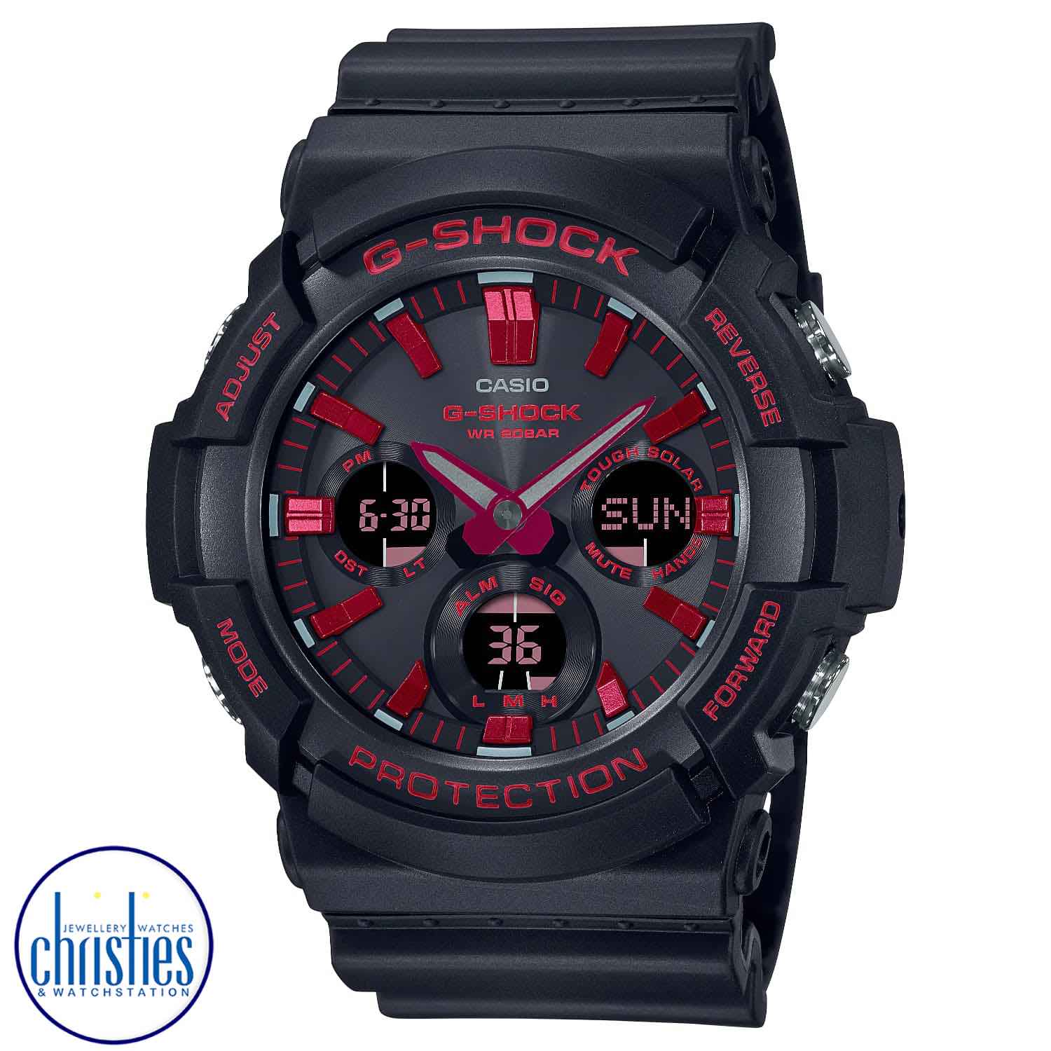 GAS100BNR-1A G-Shock Analog Digital Watch g-shock prices nz GAS100BNR-1A G-Shock Analog Digital Watch. Make a bold, powerful statement with the Ignite Red line in the iconic black and fiery red that embody the ultimate toughness of the G-SHOCK brand. g shock watches price