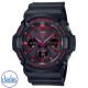 GAS100BNR-1A G-Shock Analog Digital Watch. Make a bold, powerful statement with the Ignite Red line in the iconic black and fiery red that embody the ultimate toughness of the G-SHOCK brand. g shock watches price