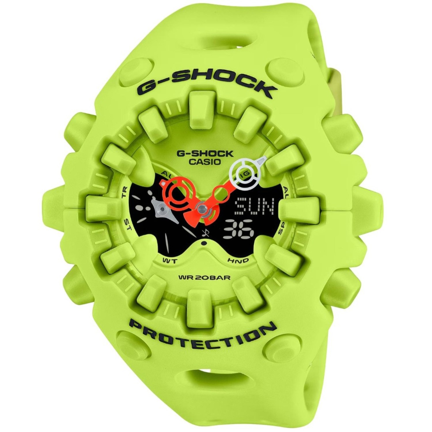 GAV01-9A Casio G-Shock Analog-Digital Watch – Shock Resistant, Full-Screen LCD, Metallic Openwork Dial GAV01-9A Casio G-Shock Analog-Digital Watch – Shock Resistant, Full-Screen LCD, Metallic Openwork Dial, Water-Resistant
