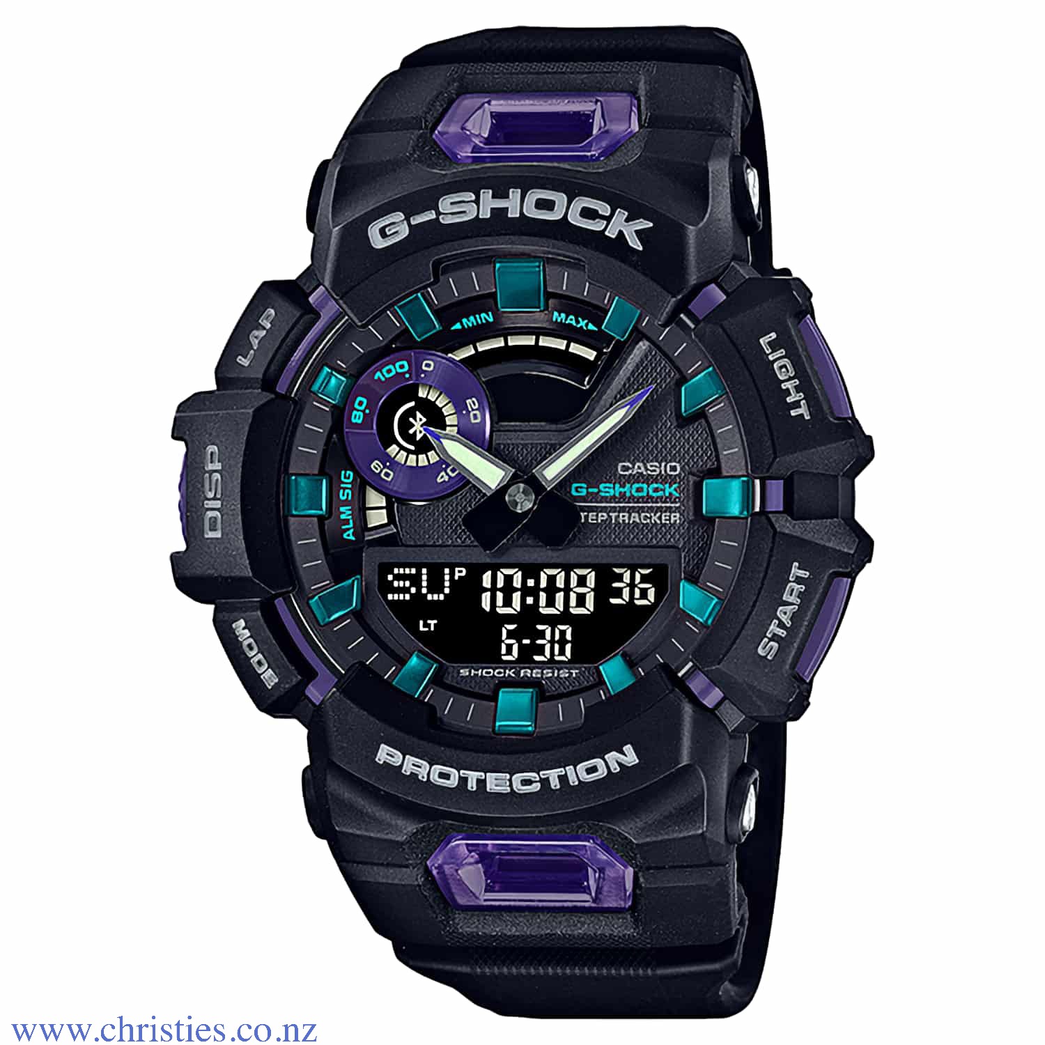 GBA900-1A6 G-SHOCK G-Squad Sports Watch. Introducing the latest G-SQUAD additions to the GBA-900 Series of Smartphone Link timepieces. This model can measure distance using an accelerometer while linked with the GPS function of a smartphone via Bluetooth®