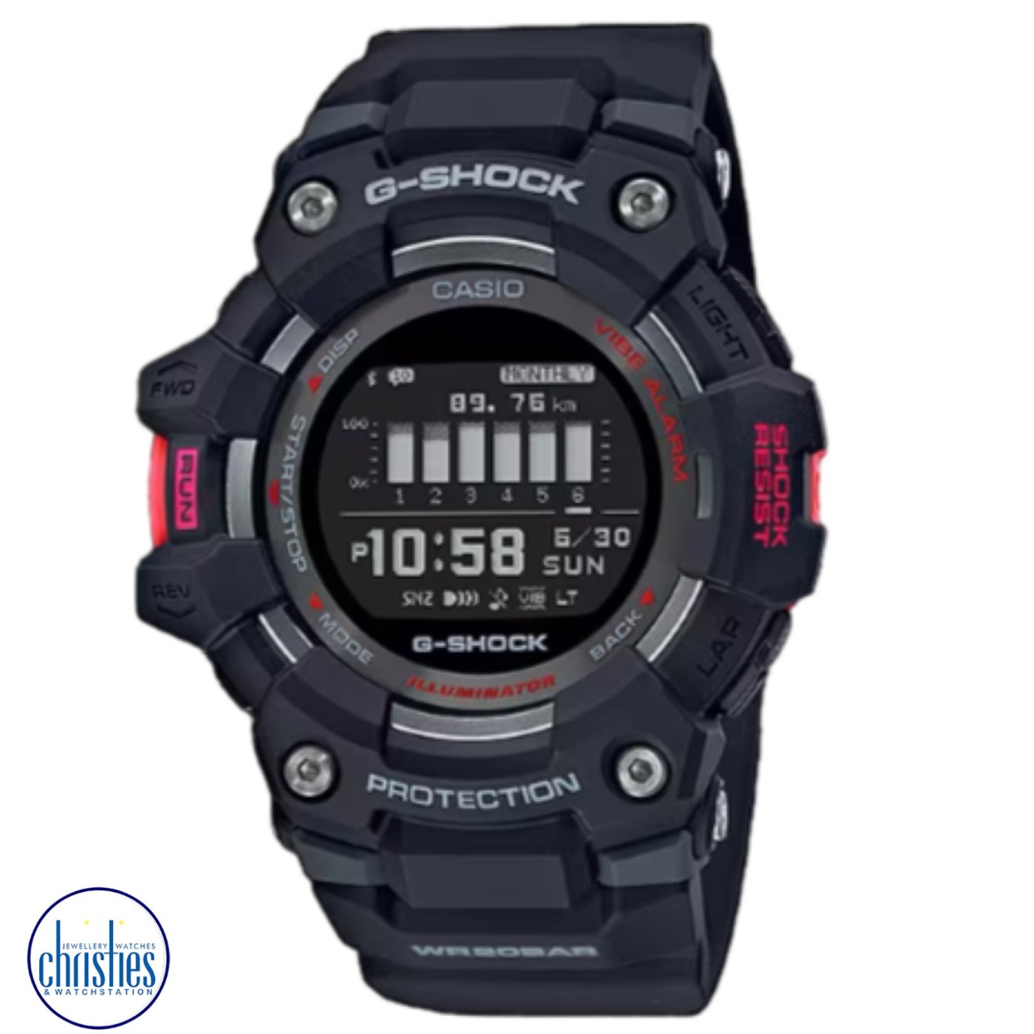 GBD100-1D G-Shock G-SQUAD Sports Watch GBD-100-1D 